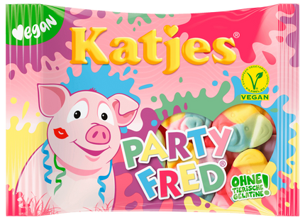 Katjes Fruchtgummi Party Fred vegan 175g