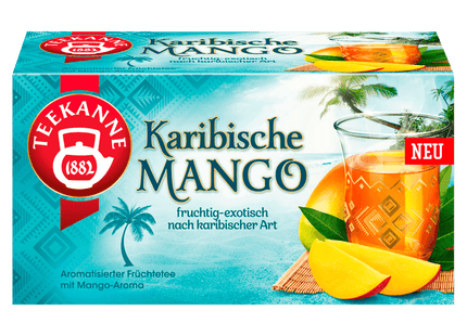 Teekanne Karibische Mango 45g, 20 Beutel