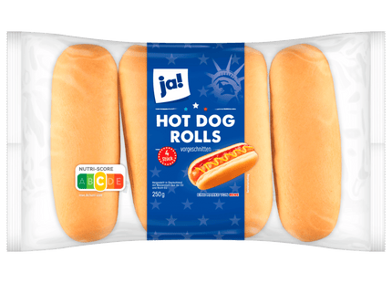 ja! Hot Dog Rolls 250g