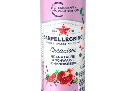 San Pellegrino Creazioni Granatapfel & schwarze Johannisbeere 0,33l