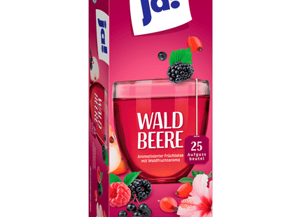 ja! Waldbeere Tee 62,5g, 25 Beutel