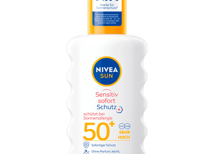 NIVEA Sun Sensitiv Sofort Schutz LSF 50+ 200ml