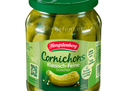 Hengstenberg Cornichons klassisch-fein 190g