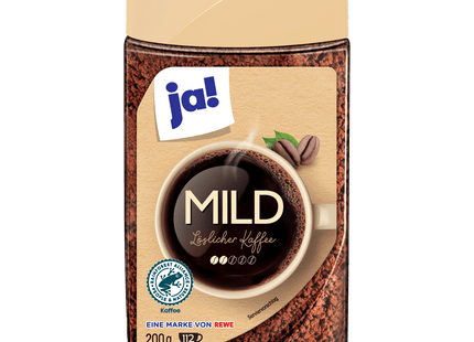 ja! Mild Löslicher Kaffee 200g