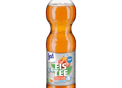 ja! Eistee Pfirsich Zero 1,5l