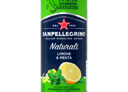 San Pellegrino Naturali Limone & Menta 0,33l