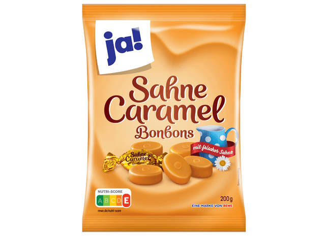 ja! Sahne Caramel Bonbons 200g