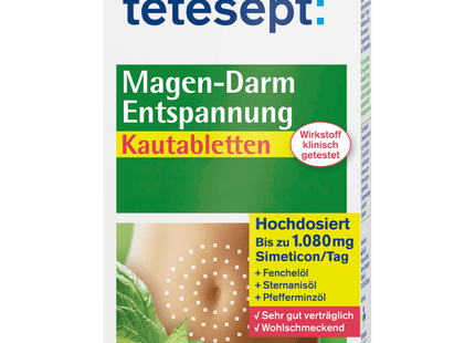 Tetesept Magendarm Entspannung Kautabletten 20 Stück