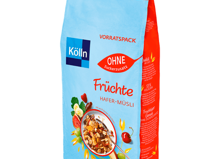 Kölln Früchte Hafer-Müsli Ohne Zuckerzusatz 1,7kg