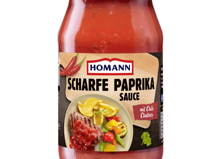 Homann Scharfe Paprika Sauce mit Chili-Chutney 400ml