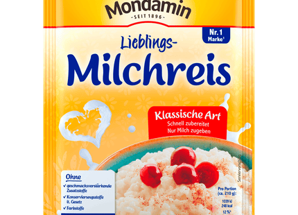 Mondamin Milchreis Klassische Art 125g