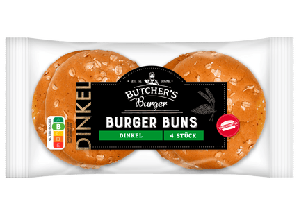 Butcher's Burger Dinkel Burger Buns 4 Stück