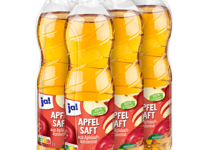 ja! Apfelsaft 6x1l