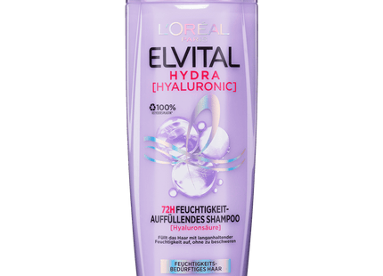 L'Oréal Paris Elvital Shampoo Hydra Hyaluronic 300ml