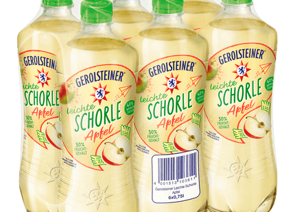 Gerolsteiner Leichte Schorle Apfel 6x0,75l