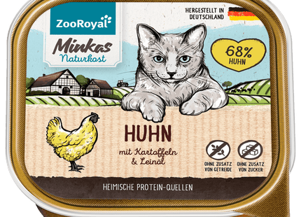 ZooRoyal Minkas Naturkost Huhn & Kartoffel 100g