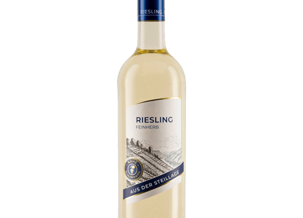 Aus der Steillage Weißwein Riesling QbA feinherb 0,75l