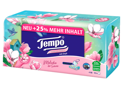 Tempo mit Magnolienduft Melodie der Sinne 90 Tücher