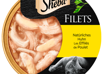 Sheba Schale Filets Natürliches Huhn 60g