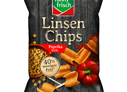 Funny-frisch Linsenchips Paprika Style 90g