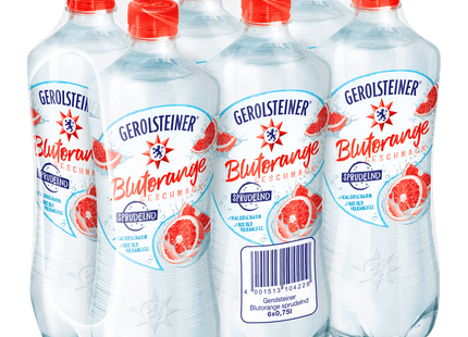 Gerolsteiner Mineralwasser Blutorange sprudelnd 6x0,75l