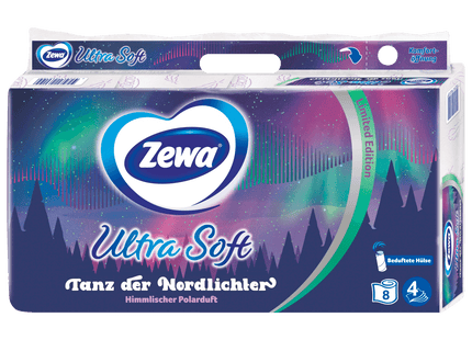 Zewa Toilettenpapier Ultra Soft 4-lagig 8x150 Blatt