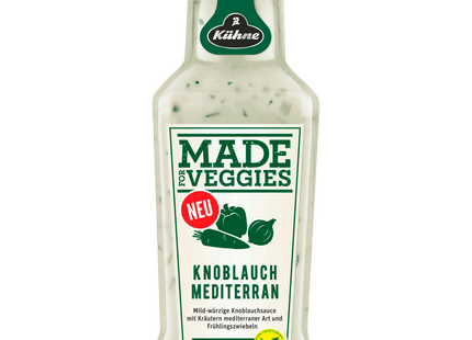 Kühne Made for Veggies Knoblauchsauce mediterran vegan 235ml