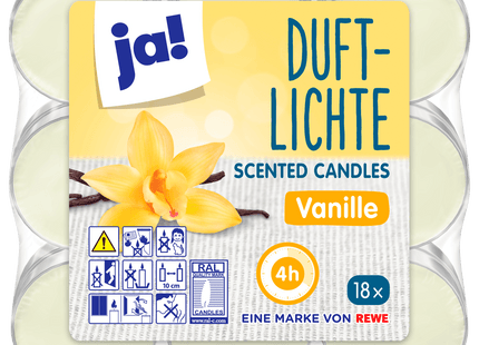 ja! Duft Teelichter Vanille 18 Stück