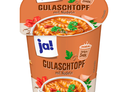 ja! Gulaschtopf mit Nudeln 61g