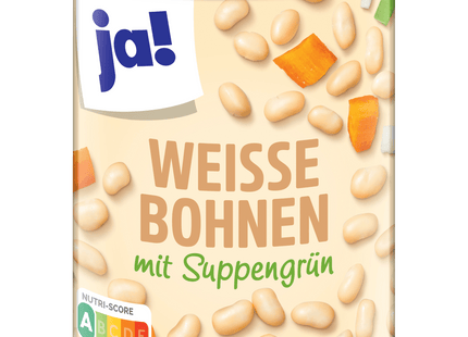 ja! Weisse Bohnen mit Suppengrün 530g