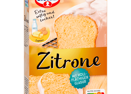 Dr, Oetker Zitronen Kuchen Backmischung 525g