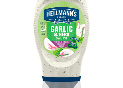 Hellmann's Garlic & Herb Sauce 250ml