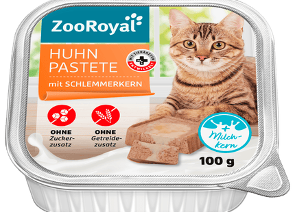 ZooRoyal Huhn Pastete mit Schlemmerkern 100g