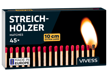 Vivess Streichhölzer extra lang 45 Stück