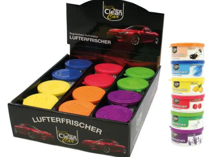 35g CLEAN Car Air Freshener - Refreshing Fragrance, 24-Pack Display for Vehicles, Odor Eliminator TK Gruppe® Grosshandel 