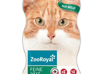 ZooRoyal Feine Pate mit Wild 85g