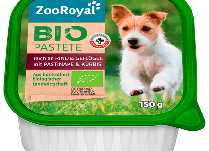 ZooRoyal Bio Pastete Rind & Geflügel 150g