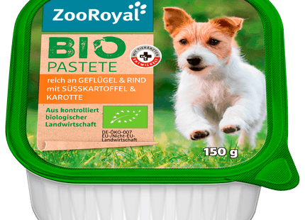 ZooRoyal Bio Pastete Geflügel & Rind 150g