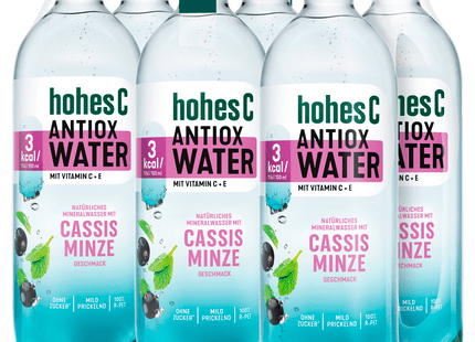 Hohes C Antiox Water Cassis Minze 6x0,75l