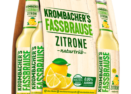 Krombacher´s Fassbrause Zitrone 6x0,33l