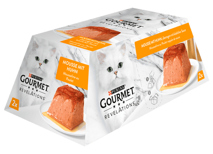 Purina Gourmet Revelations Mousse mit Huhn 2x57g