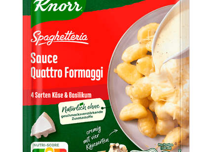 Knorr Spaghetteria Quattro Formaggi Soße 250 ml