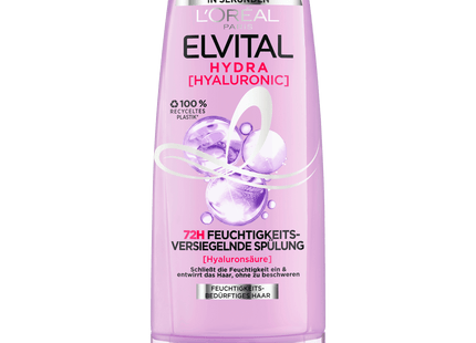 L'Oréal Paris Elvital Spülung Hydra Hyaluronic Feuchtigkeitsversiegelnd 250ml