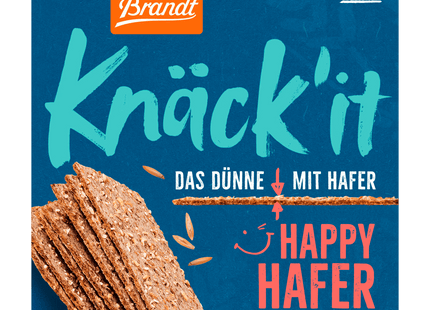 Brandt Knäck'it Knäckebrot Happy Hafer 190g