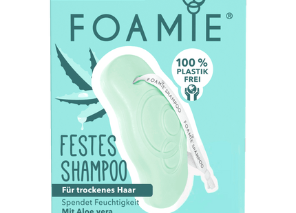 Foamie festes Shampoo trockenes Haar Aloe Vera 80g