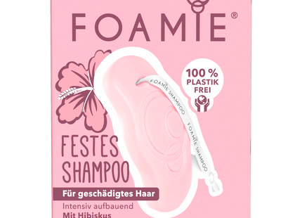 Foamie festes Shampoo geschädigtes Haar Hibiskus 80g