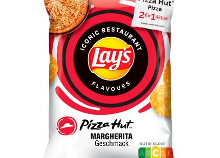 Lay's Iconic Restaurant Flavours Pizza Hut Margherita 150g