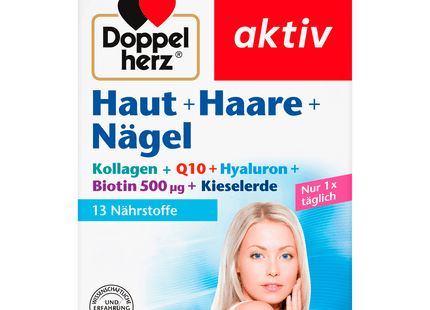 Doppelherz Haut + Haare + Nägel 30 Tabletten