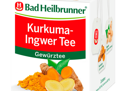 Bad Heilbrunner Gewürztee Kurkuma-Ingwer 8g