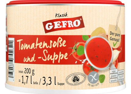 Gefro Tomatensoße und -Suppe vegan 200g